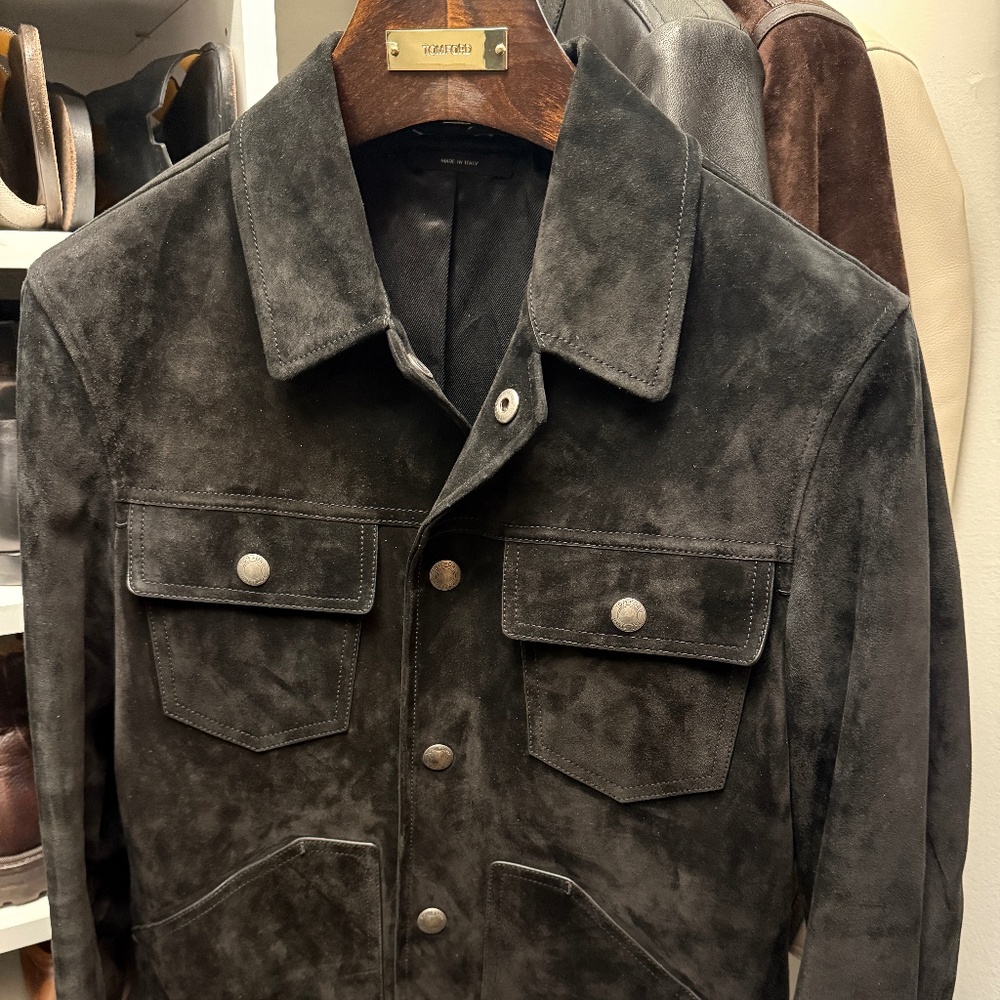 Tom Ford suede western coat